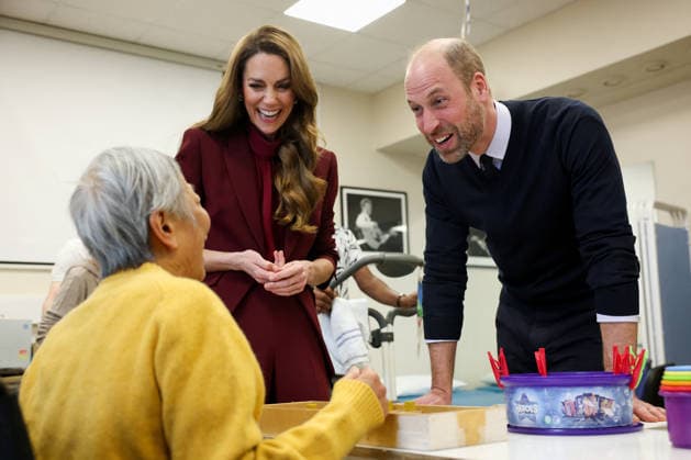 . 08 01 2026. London, United Kingdom. Prince William and Kate Middleton, the Prince and Princess of Wales, during a visit to Charing Cross Hospital in London.  xPoolx xi-Imagesx IIM-26493-0019