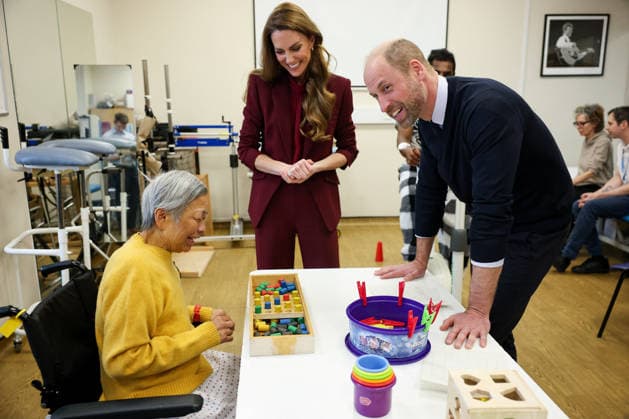 . 08 01 2026. London, United Kingdom. Prince William and Kate Middleton, the Prince and Princess of Wales, during a visit to Charing Cross Hospital in London.  xPoolx xi-Imagesx IIM-26493-0023