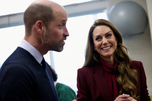 . 08 01 2026. London, United Kingdom. Prince William and Kate Middleton, the Prince and Princess of Wales, during a visit to Charing Cross Hospital in London.  xPoolx xi-Imagesx IIM-26493-0025