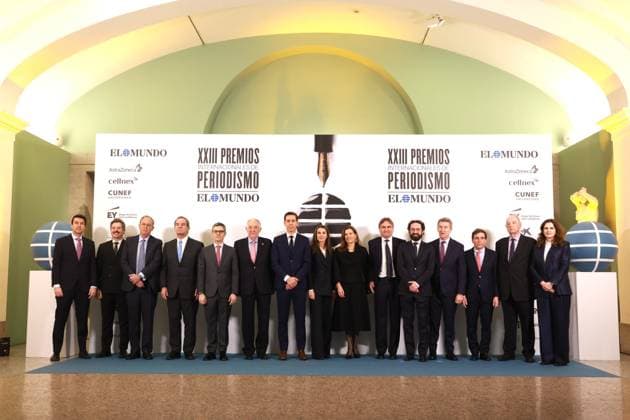08-01-2026 Madrid Queen Letizia during the 23rd presentation of the El Mundo international journalism awards at the royal academy of fine arts of San Fernando in Madrid. Â  Copyright: xPPEx