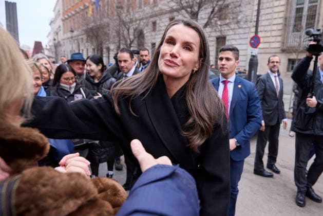 January 8, 2026, Madrid, Madrid, Spain: QUEEN LETIZIA of Spain attends the 23rd edition of the El Mundo newspaper s International Journalism Awards Madrid Spain - ZUMAc260 20260108_zep_c260_034 Copyright: xMikexChicorrox