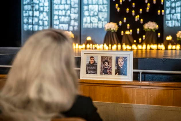 January 8, 2026, Toronto, On, CANADA: Friends and relatives attend the ceremony commemorating the six-year anniversary of the downing of Ukraine International Airlines Flight PS752 in Iran, Richmond Hill, Ont., Thursday, Jan. 8, 2026. Toronto CANADA  - ZUMAc35_ 20260108_zaf_c35_022 Copyright: xEduardoxLimax