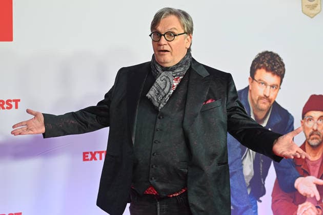 Hape KERKELING actor single picture,cropped single motif,half figure,half figure, premiere EXTRAWURST on 08 01 2026 at the Mathaeser cinema in Munich
