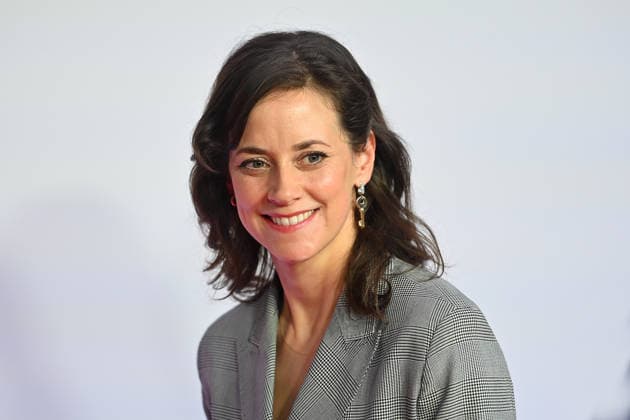 Anja KNAUER actress , single picture,cropped single motif,portrait,portrait,portrait premiere EXTRAWURST on 08 01 2026 at the Mathaeser cinema in Munich