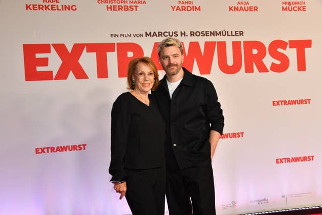 Gabi Dohm and Friedrich Mücke Premiere Extrawurst Mathäser Filmpalast Munich 08 January 2026