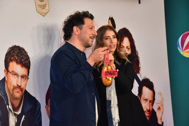 Fahri Yardim and Cathy Hummels Premiere Extrawurst Mathäser Filmpalast Munich 08 January 2026