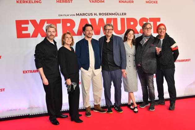Marcus H Rosenmüller with team Premiere Extrawurst Mathäser Filmpalast Munich 08 January 2026