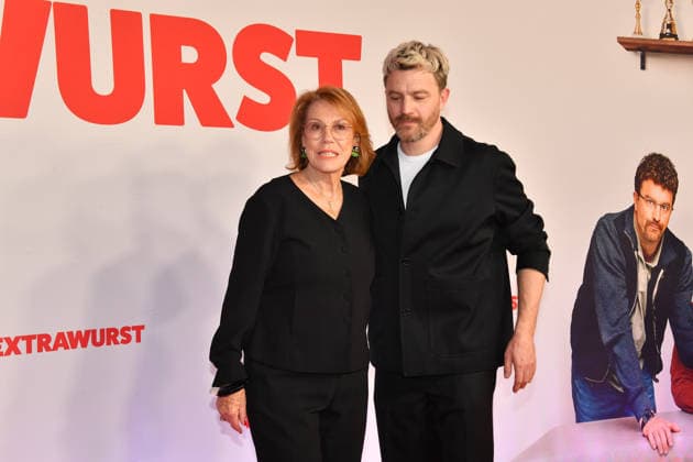 Gabi Dohm and Friedrich Mücke Premiere Extrawurst Mathäser Filmpalast Munich 08 January 2026
