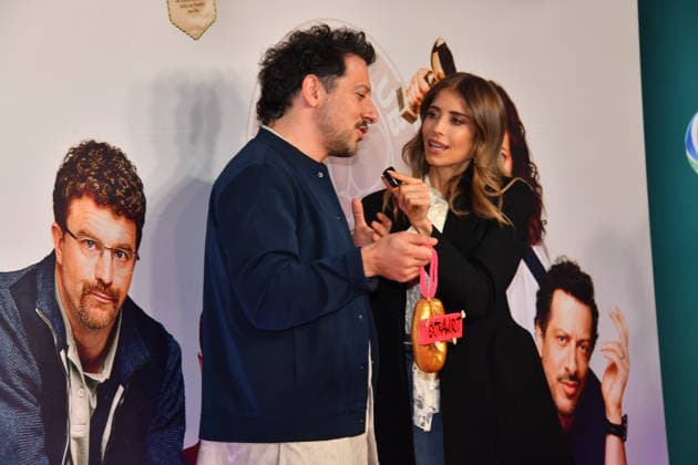 Fahri Yardim and Cathy Hummels Premiere Extrawurst Mathäser Filmpalast Munich 08 January 2026