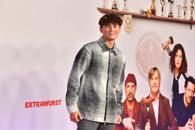 Benni Kalcher at the Extrawurst movie premiere at the Mathaeser Filmpalast in Munich on 8 01 2026 in Munich Extrawurst movie premiere in Munich