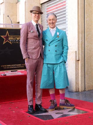 Grant Shaffer and Alan Cumming attend an unveiling ceremony honoring Alan Cumming with the 2,832nd star on the Hollywood Walk of Fame in Los Angeles on Thursday, January 08, 2026.  LAP20260108847 GREGxGRUDT