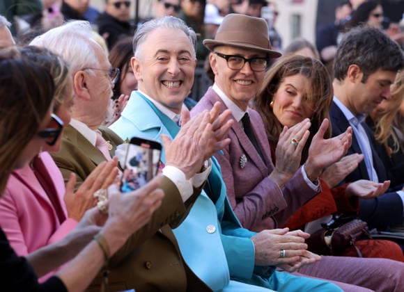 Alan Cumming attends an unveiling ceremony honoring himself with the 2,832nd star on the Hollywood Walk of Fame in Los Angeles on Thursday, January 08, 2026.  LAP20260108800 GREGxGRUDT