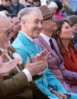 Alan Cumming attends an unveiling ceremony honoring himself with the 2,832nd star on the Hollywood Walk of Fame in Los Angeles on Thursday, January 08, 2026.  LAP20260108802 GREGxGRUDT