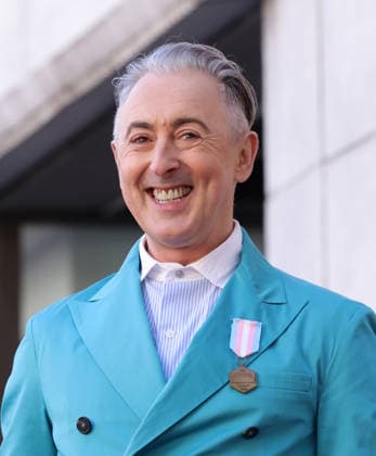 Alan Cumming attends an unveiling ceremony honoring himself with the 2,832nd star on the Hollywood Walk of Fame in Los Angeles on Thursday, January 08, 2026.  LAP20260108806 GREGxGRUDT