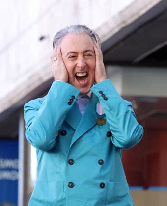 Alan Cumming attends an unveiling ceremony honoring himself with the 2,832nd star on the Hollywood Walk of Fame in Los Angeles on Thursday, January 08, 2026.  LAP20260108815 GREGxGRUDT