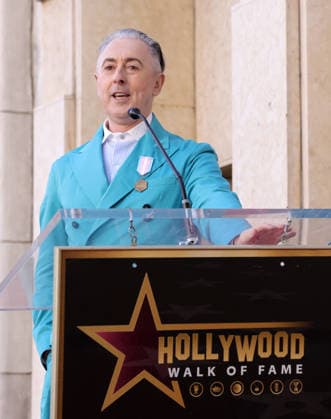 Alan Cumming attends an unveiling ceremony honoring himself with the 2,832nd star on the Hollywood Walk of Fame in Los Angeles on Thursday, January 08, 2026.  LAP20260108818 GREGxGRUDT