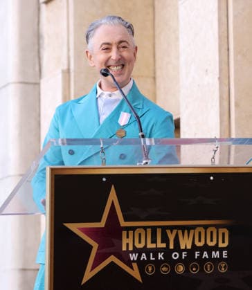 Alan Cumming attends an unveiling ceremony honoring himself with the 2,832nd star on the Hollywood Walk of Fame in Los Angeles on Thursday, January 08, 2026.  LAP20260108820 GREGxGRUDT