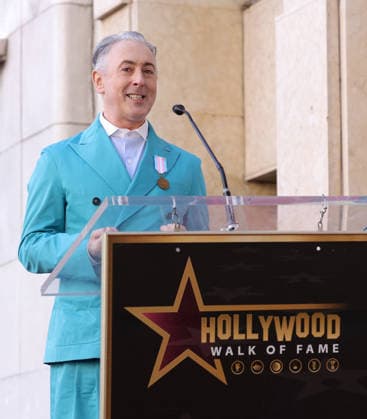 Alan Cumming attends an unveiling ceremony honoring himself with the 2,832nd star on the Hollywood Walk of Fame in Los Angeles on Thursday, January 08, 2026.  LAP20260108821 GREGxGRUDT