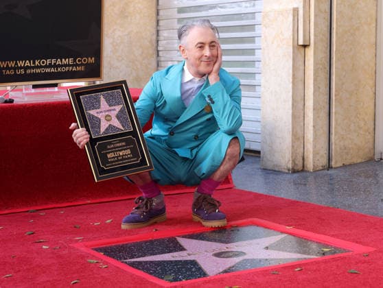 Alan Cumming attends an unveiling ceremony honoring himself with the 2,832nd star on the Hollywood Walk of Fame in Los Angeles on Thursday, January 08, 2026.  LAP20260108823 GREGxGRUDT