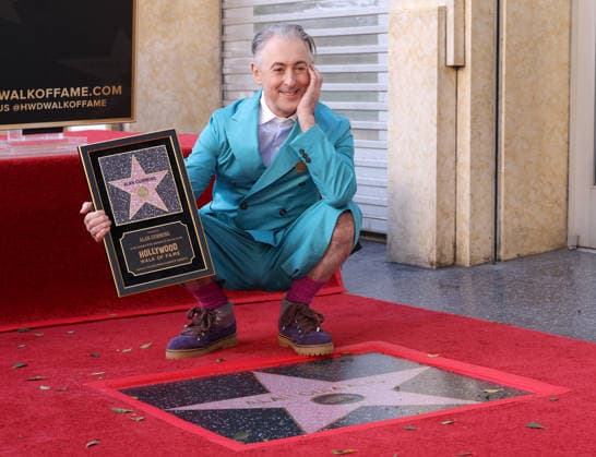 Alan Cumming attends an unveiling ceremony honoring himself with the 2,832nd star on the Hollywood Walk of Fame in Los Angeles on Thursday, January 08, 2026.  LAP20260108824 GREGxGRUDT