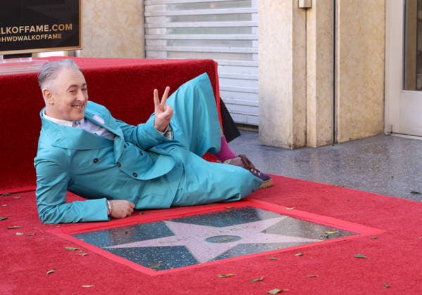 Alan Cumming attends an unveiling ceremony honoring himself with the 2,832nd star on the Hollywood Walk of Fame in Los Angeles on Thursday, January 08, 2026.  LAP20260108825 GREGxGRUDT