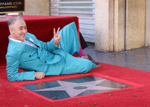 Alan Cumming attends an unveiling ceremony honoring himself with the 2,832nd star on the Hollywood Walk of Fame in Los Angeles on Thursday, January 08, 2026.  LAP20260108826 GREGxGRUDT