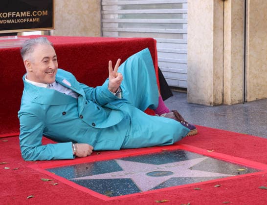 Alan Cumming attends an unveiling ceremony honoring himself with the 2,832nd star on the Hollywood Walk of Fame in Los Angeles on Thursday, January 08, 2026.  LAP20260108827 GREGxGRUDT