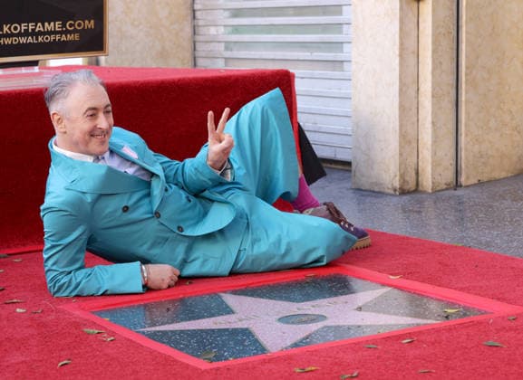 Alan Cumming attends an unveiling ceremony honoring himself with the 2,832nd star on the Hollywood Walk of Fame in Los Angeles on Thursday, January 08, 2026.  LAP20260108828 GREGxGRUDT