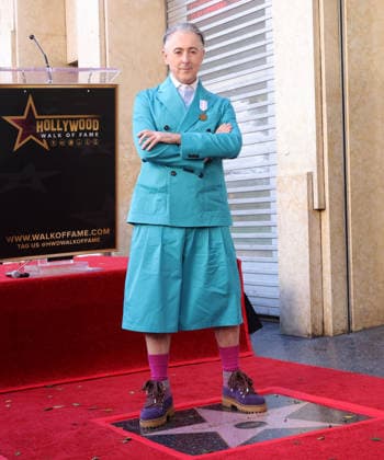Alan Cumming attends an unveiling ceremony honoring himself with the 2,832nd star on the Hollywood Walk of Fame in Los Angeles on Thursday, January 08, 2026.  LAP20260108830 GREGxGRUDT