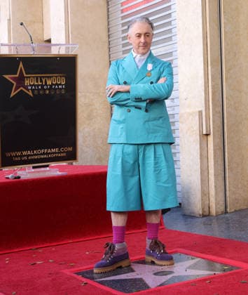 Alan Cumming attends an unveiling ceremony honoring himself with the 2,832nd star on the Hollywood Walk of Fame in Los Angeles on Thursday, January 08, 2026.  LAP20260108832 GREGxGRUDT