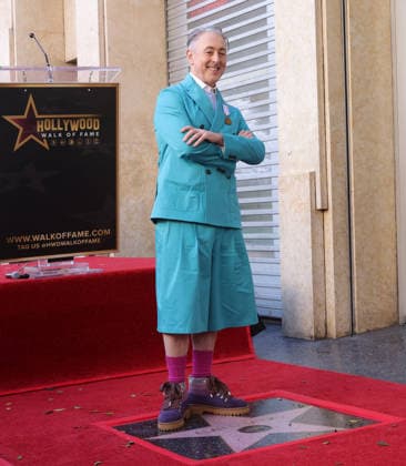 Alan Cumming attends an unveiling ceremony honoring himself with the 2,832nd star on the Hollywood Walk of Fame in Los Angeles on Thursday, January 08, 2026.  LAP20260108834 GREGxGRUDT
