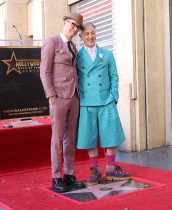 Grant Shaffer and Alan Cumming attend an unveiling ceremony honoring Alan Cumming with the 2,832nd star on the Hollywood Walk of Fame in Los Angeles on Thursday, January 08, 2026.  LAP20260108846 GREGxGRUDT