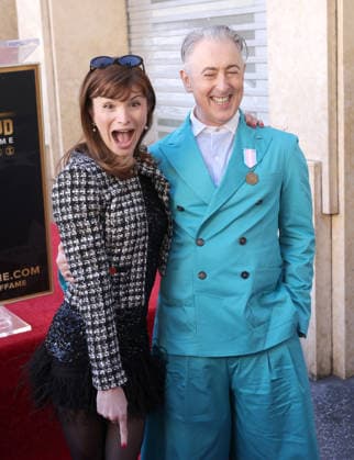 Dylan Mulvaney and Alan Cumming attend an unveiling ceremony honoring Alan Cumming with the 2,832nd star on the Hollywood Walk of Fame in Los Angeles on Thursday, January 08, 2026.  LAP20260108858 GREGxGRUDT