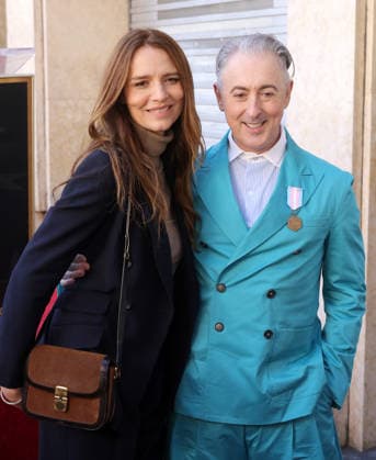 Saffron Burrows and Alan Cumming attend an unveiling ceremony honoring Alan Cumming with the 2,832nd star on the Hollywood Walk of Fame in Los Angeles on Thursday, January 08, 2026.  LAP20260108860 GREGxGRUDT
