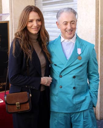 Saffron Burrows and Alan Cumming attend an unveiling ceremony honoring Alan Cumming with the 2,832nd star on the Hollywood Walk of Fame in Los Angeles on Thursday, January 08, 2026.  LAP20260108861 GREGxGRUDT