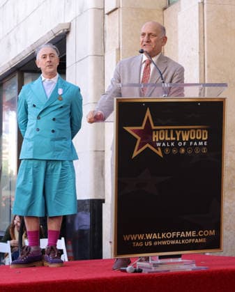 Alan Cumming and Steven Nissen, President & CEO, Hollywood Chamber of Commerce attend an unveiling ceremony honoring Alan Cumming with the 2,832nd star on the Hollywood Walk of Fame in Los Angeles on Thursday, January 08, 2026.  LAP20260108866 GREGxGRUDT