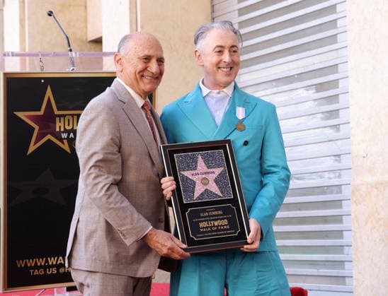 Alan Cumming and Steven Nissen, President & CEO, Hollywood Chamber of Commerce attend an unveiling ceremony honoring Alan Cumming with the 2,832nd star on the Hollywood Walk of Fame in Los Angeles on Thursday, January 08, 2026.  LAP20260108870 GREGxGRUDT