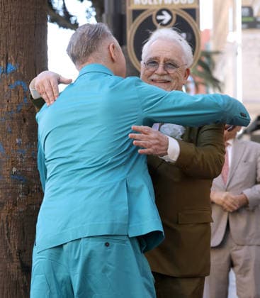 Alan Cumming and Brian Cox attend an unveiling ceremony honoring Alan Cumming with the 2,832nd star on the Hollywood Walk of Fame in Los Angeles on Thursday, January 08, 2026.  LAP20260108892 GREGxGRUDT