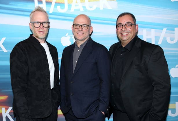 Apple TV s Hijack Season 2 Premiere Jim Field Smith, Jamie Laurenson and Hakan Kousetta attending Apple TV s Hijack Season 2 Premiere held at The Whitby Hotel on January 8, 2026 in New York City, NY New York City The Whitby Hotel NY USA Copyright: xStevenxBergman AFF-USA.COMx