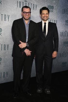 NEW YORK, NY - JANUARY 8: Lawrence Schlossman and James Harris at HBO s Season 4 Screening of ˜Industry™ at Regal Union Square on January 8, 2026 in New York City. Copyright: xRWx