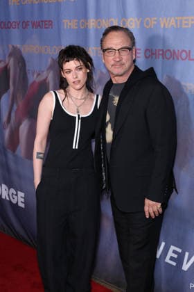 The Chronology of Water Los Angeles premiere, 2220 Arts + Archives, Los Angeles, USA, 08 January 2026 Kristen Stewart and Jim Belushi at the Los Angeles premiere of The Chronology of Water, 2220 Arts + Archives, Los Angeles, USA, 08 January 2026., Credit:Xavier Collin Image Press Agency Avalon USA, Los Angeles Copyright: xXavierxCollin ImagexPressxAgencyx xAvalonx 1064406953