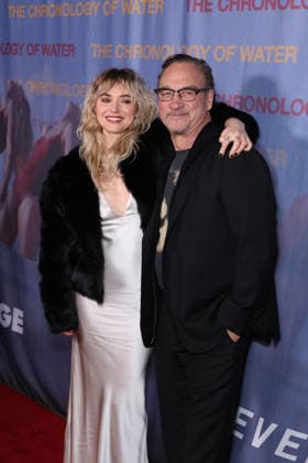 The Chronology of Water Los Angeles premiere, 2220 Arts + Archives, Los Angeles, USA, 08 January 2026 Imogen Poots and Jim Belushi at the Los Angeles premiere of The Chronology of Water, 2220 Arts + Archives, Los Angeles, USA, 08 January 2026., Credit:Xavier Collin Image Press Agency Avalon USA, Los Angeles Copyright: xXavierxCollin ImagexPressxAgencyx xAvalonx 1064408229