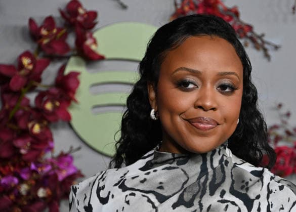 The Hollywood Reporter and Spotify Host Nominees Night Quinta Brunson arriving to The Hollywood Reporter And Spotify Host Nominees Night: An Official Golden Week Event held at The Lot at Formosa on January 8, 2026 in Los Angeles, Ca. Los Angeles The Lot at Formosa California USA Copyright: xTammiexArroyox xAFF-USA.comx