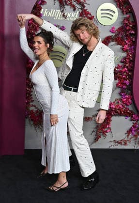 The Hollywood Reporter and Spotify Host Nominees Night Ari Kytsya and Yung Gravy arriving to The Hollywood Reporter And Spotify Host Nominees Night: An Official Golden Week Event held at The Lot at Formosa on January 8, 2026 in Los Angeles, Ca. Los Angeles The Lot at Formosa California USA Copyright: xTammiexArroyox xAFF-USA.comx