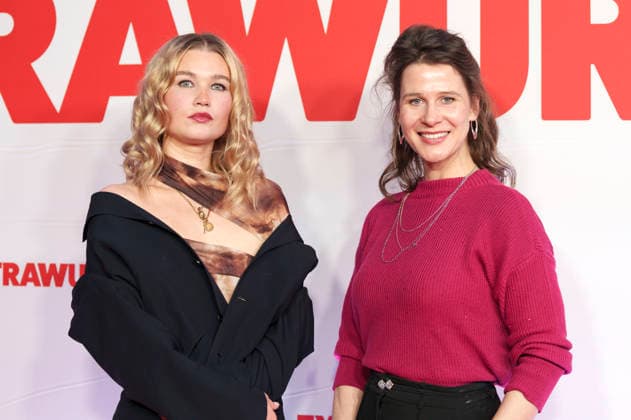 Malene Becker and Katrin Röver at the premiere of the movie Extrawurst at Mathäser Filmpalast Munich, 08 01 2026 Foto:xN.xKolinzx xFuturexImagex extrawurst_6539