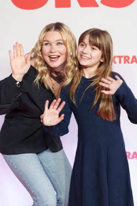Malene Becker and Rona Regiepi at the premiere of the movie Extrawurst at Mathäser Filmpalast Munich, 08 01 2026 Foto:xN.xKolinzx xFuturexImagex extrawurst_6547