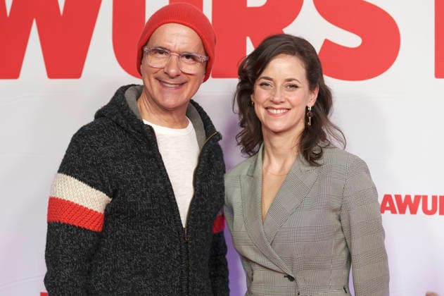 Christoph Maria Herbst and Anja Knauer at the premiere of the movie Extrawurst at Mathäser Filmpalast Munich, 08 01 2026 Foto:xN.xKolinzx xFuturexImagex extrawurst_6569
