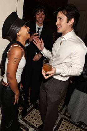 Industry season 4 Tastemaker event after party at Cafe Zaffri Featuring: Myha La and Hudson Williams Where: New York, New York, United States When: 08 Jan 2026 Credit: Dave Allocca Starpix INSTARimages EDITORIAL USE ONLY. NOT FOR USE BY NEWSPAPERS BASED IN THE UK. Copyright: xx instar55369810