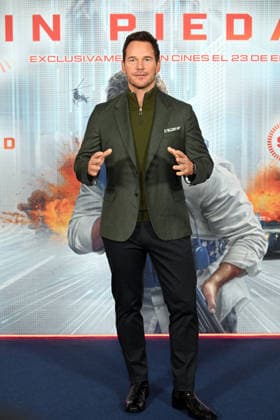 Chris Pratt presents the film No Mercy in Madrid Chris Pratt poses at the photocall during the presentation of the film No Mercy , at the Four Seasons Hotel, on January 9, 2025, in Madrid Spain In the near future, a detective Chris Pratt is on trial accused of murdering his wife He has 90 minutes to prove his innocence before Advanced IA Judge Rebecca Ferguson, whom he once defended, before she decides his fate FAMOUS HOLLYWOOD CINEMA PHOTOCALL MOVIE José Madrid Madrid Spain  Copyright: xJosÃ xOlivax 7205854