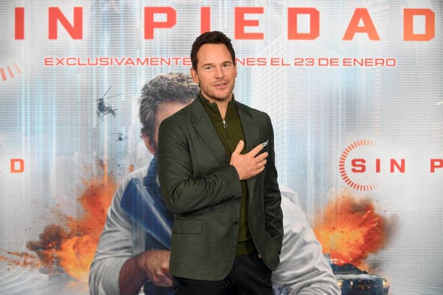Chris Pratt presents the film No Mercy in Madrid Chris Pratt poses at the photocall during the presentation of the film No Mercy , at the Four Seasons Hotel, on January 9, 2025, in Madrid Spain In the near future, a detective Chris Pratt is on trial accused of murdering his wife He has 90 minutes to prove his innocence before Advanced IA Judge Rebecca Ferguson, whom he once defended, before she decides his fate FAMOUS HOLLYWOOD CINEMA PHOTOCALL MOVIE José Madrid Madrid Spain  Copyright: xJosÃ xOlivax 7205874